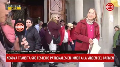 &ldquo;La Virgen es mi madre&rdquo;: emotivos testimonios en celebraciones patronales en Nogoy&aacute;